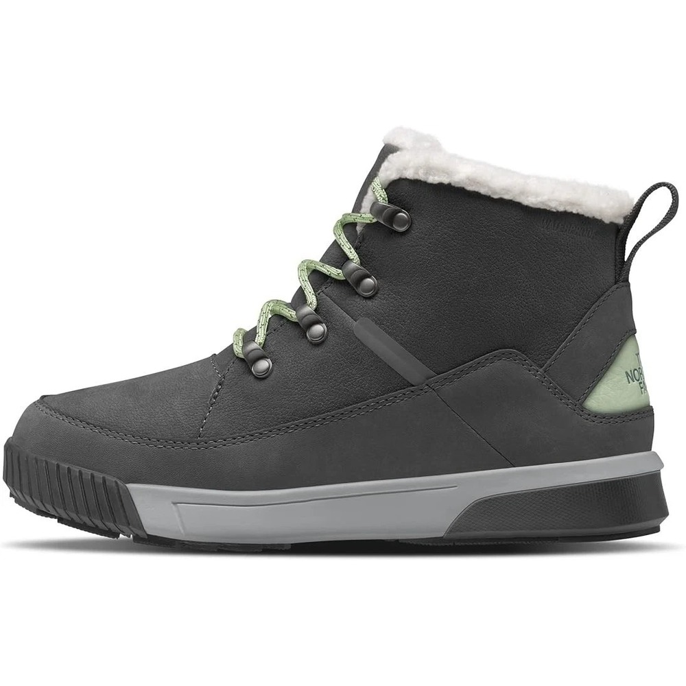 The North Face Sierra Winter Boots Womens Sz 7.5 Mid Calf Waterproof Grey NEW